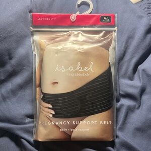 NEW Isabel by Ingrid & Isabel Size M/L Black Pregnancy Maternity Support Belt